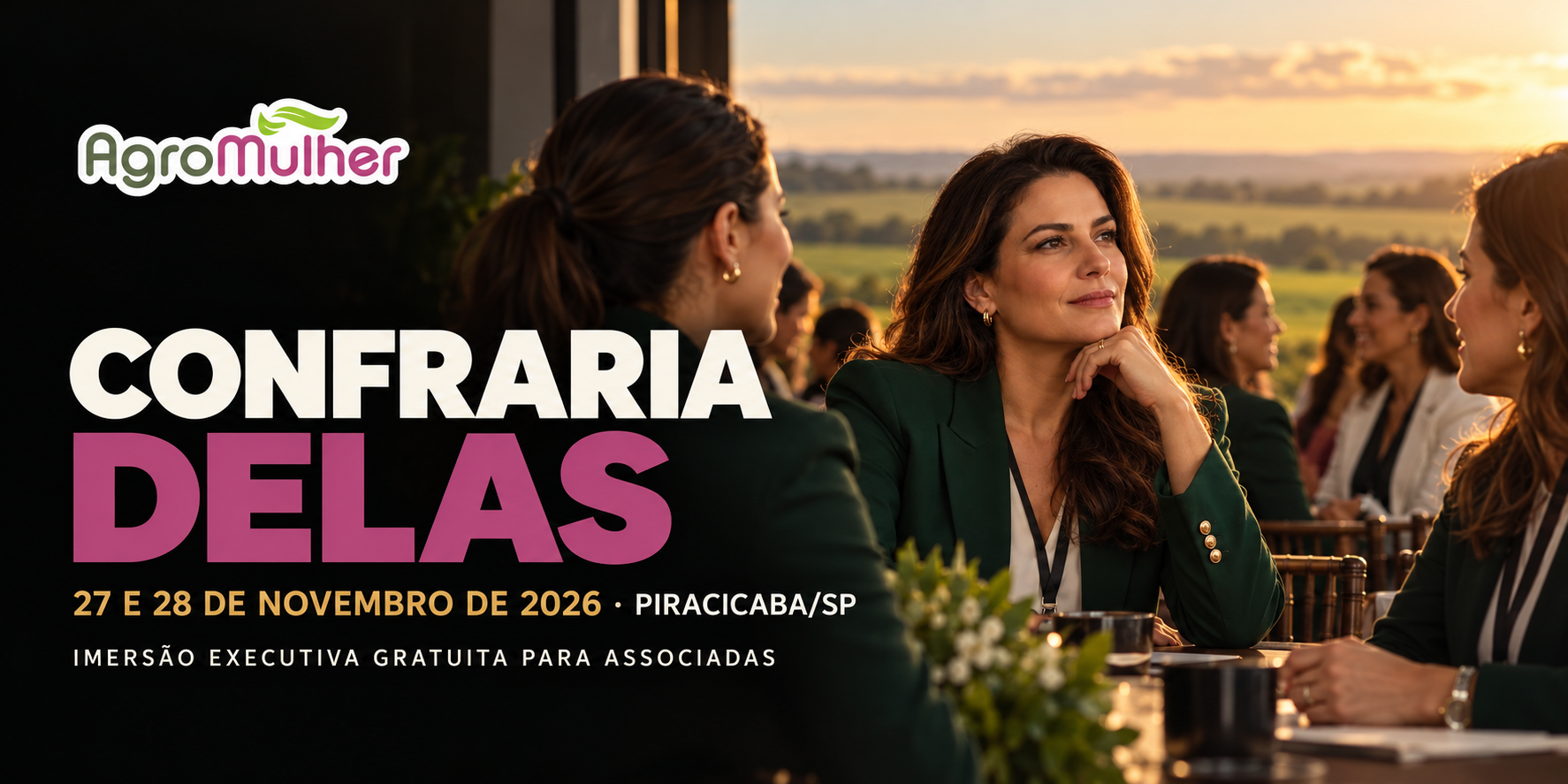 Confraria Delas · 27 e 28 de novembro de 2026 · Piracicaba, SP