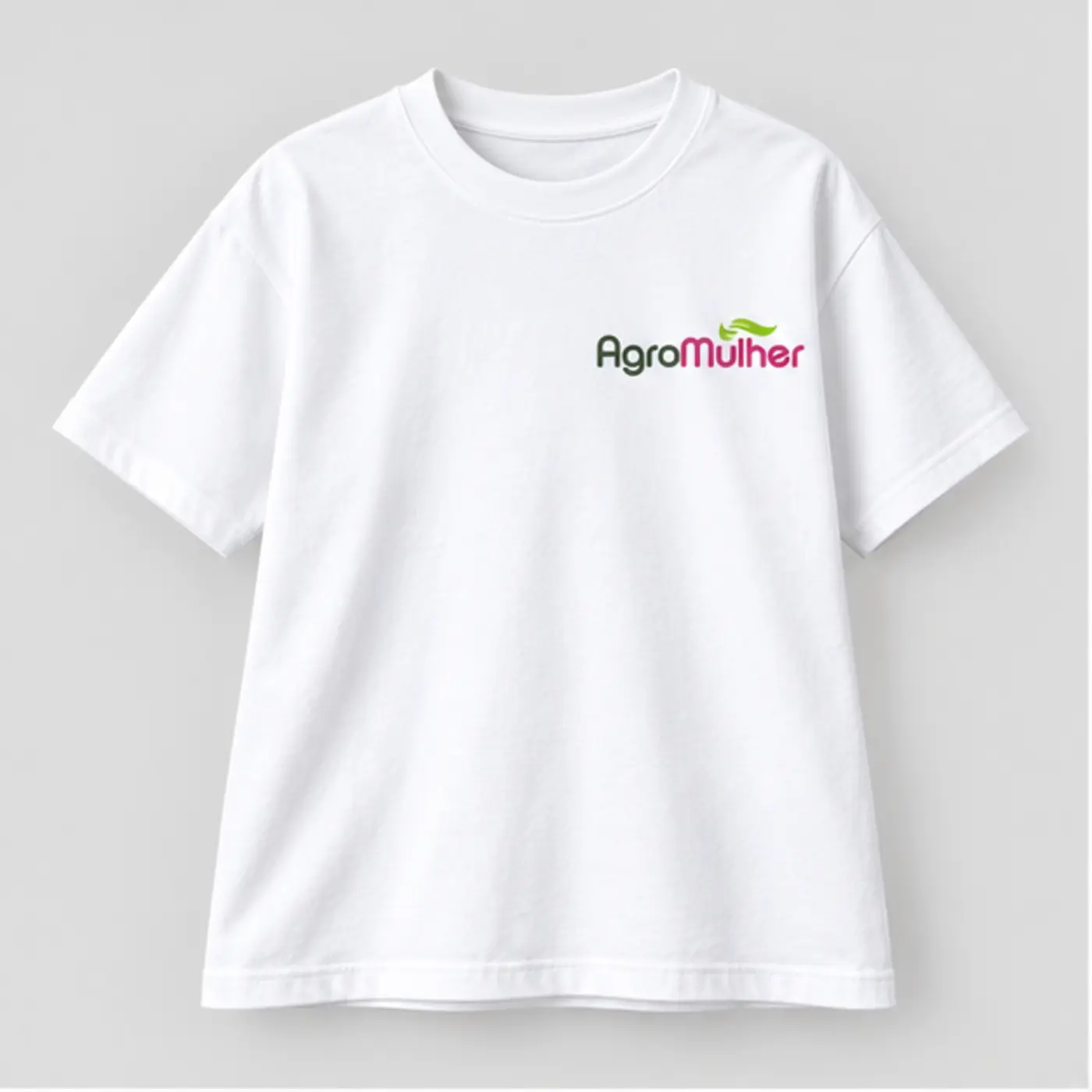 T-shirt branca AgroMulher Essential